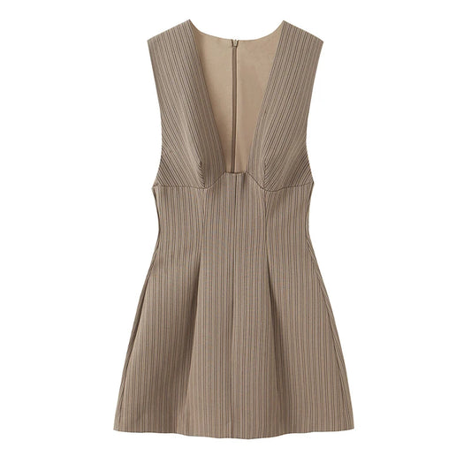 NEVA STRIPED MINI DRESS