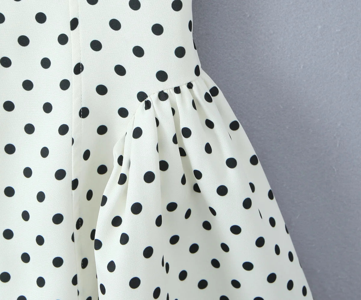 HARRIET POLKA DOT MINI DRESS