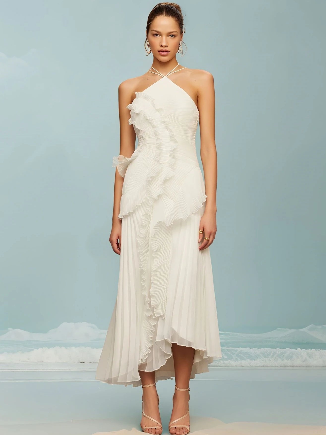 SEMANA RUFFLE MAXI DRESS