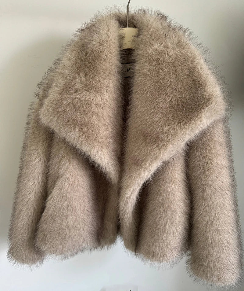 NAMI FAUX FUR COAT