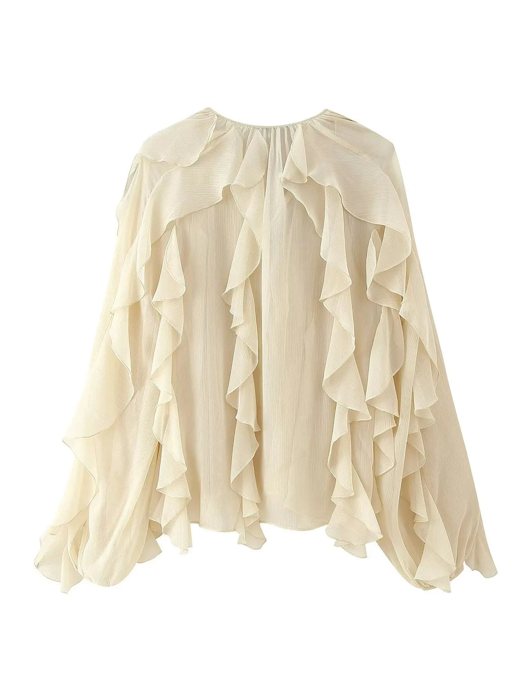 CHIARA RUFFLE BLOUSE