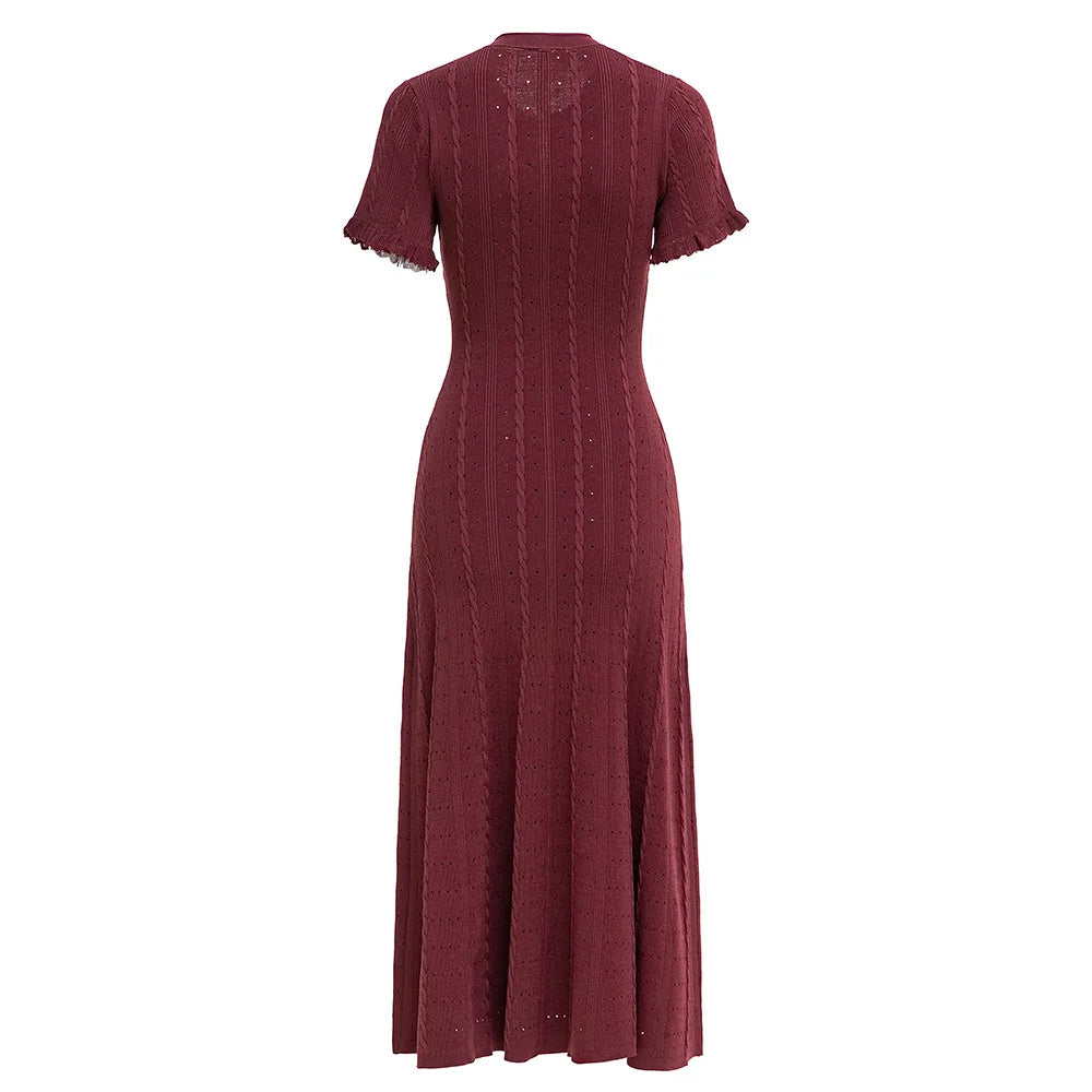 FONTANNE KNIT MIDI DRESS
