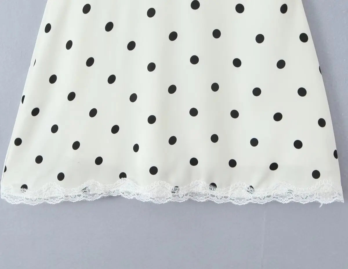 ELLIS POLKA DOT MINI DRESS