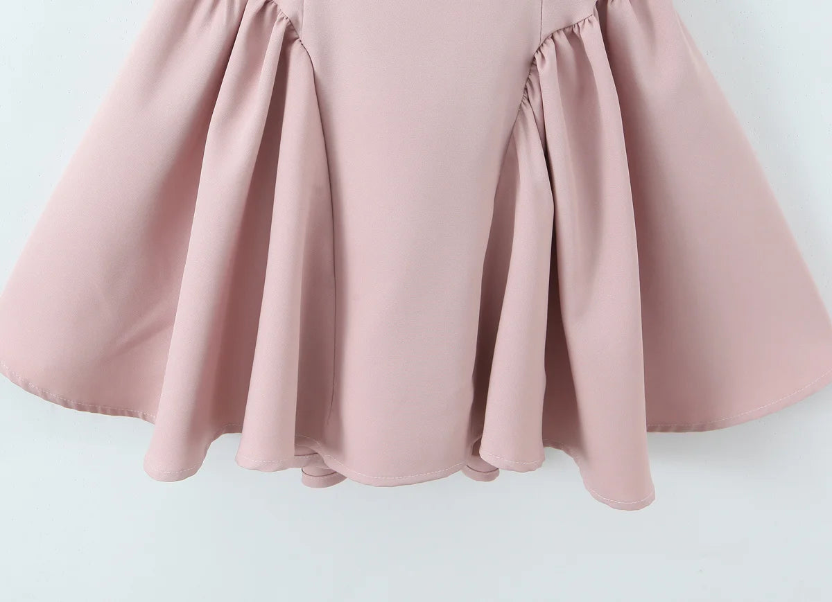 RITA LACE UP MINI DRESS
