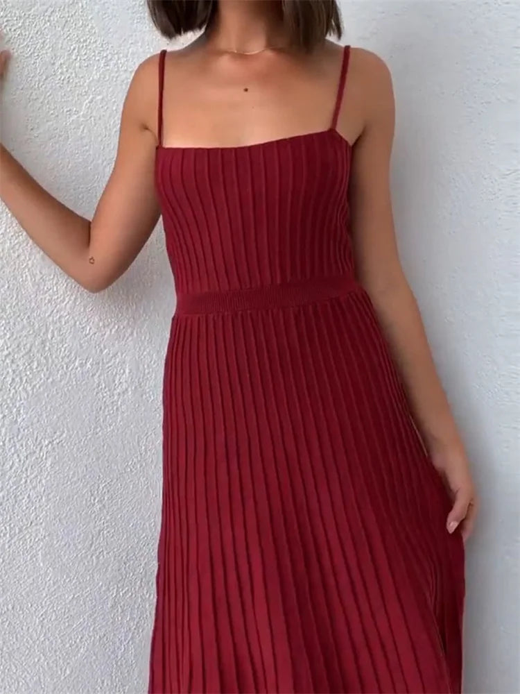 FREYA RIBBED MAXI DRESS