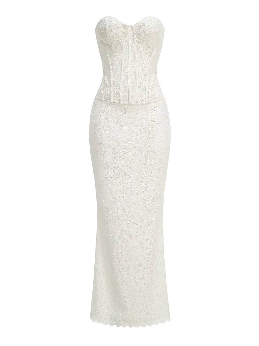 MARNI LACE MAXI DRESS