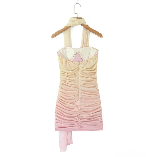 MICA MESH MINI DRESS