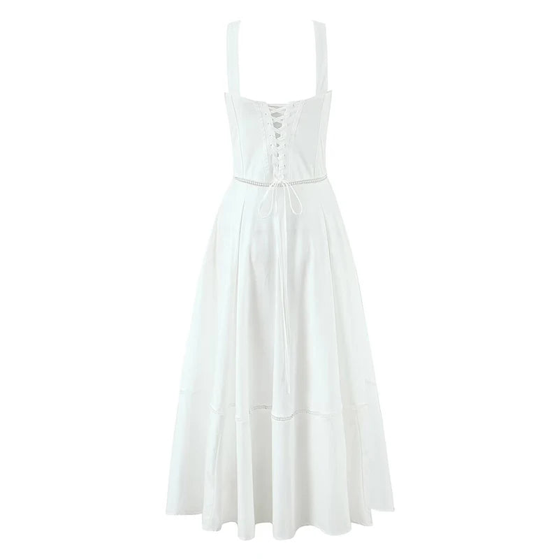 LAZA LACE UP DRESS