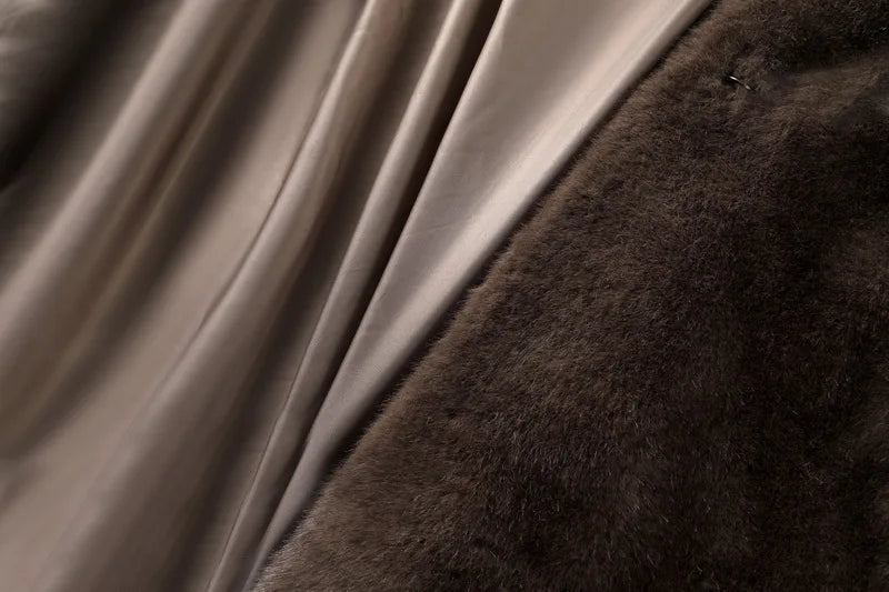 ANGELA FAUX MINK FUR COAT