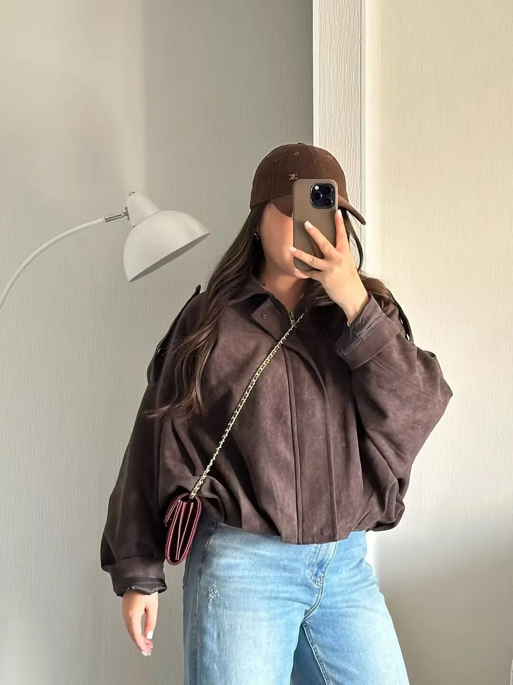 LILO SUEDE BOMBER JACKET