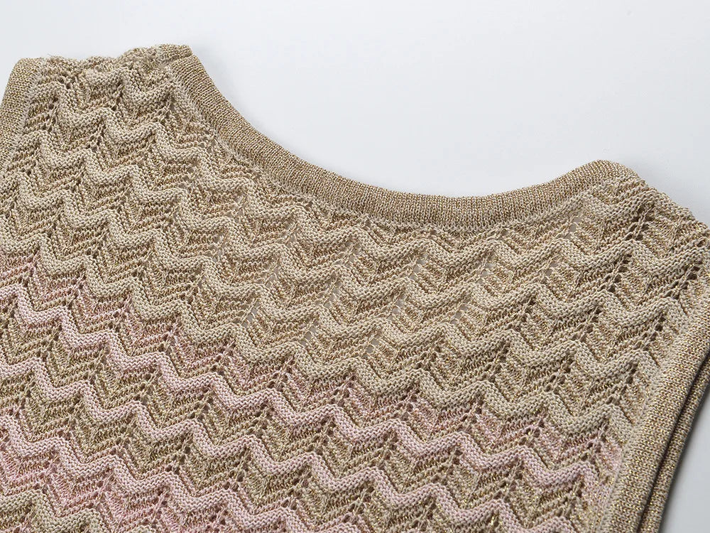 CANNES KNIT MIDI DRESS