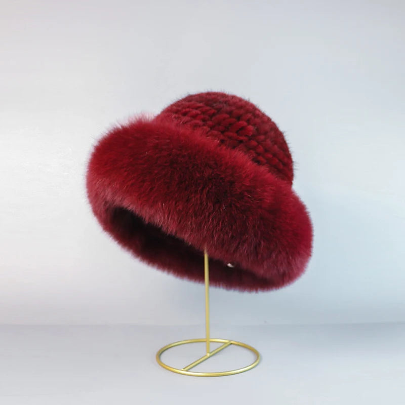 STELLA REAL MINK FUR CAP