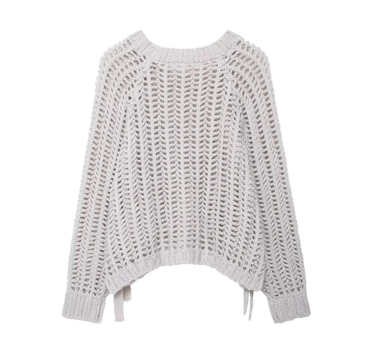 SHEA HOLLOW OUT SWEATER