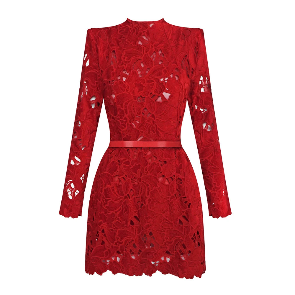 MARIA LACE MINI DRESS