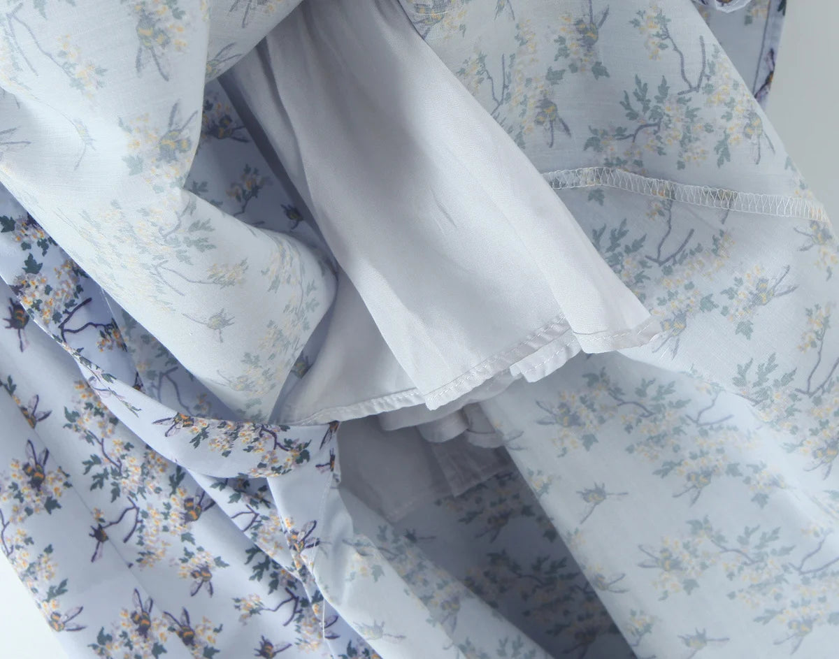 ALLORA FLORAL MIDI DRESS