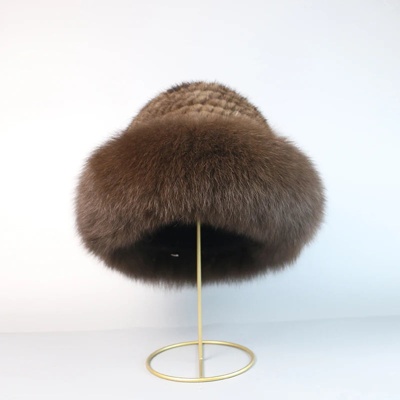 STELLA REAL MINK FUR CAP