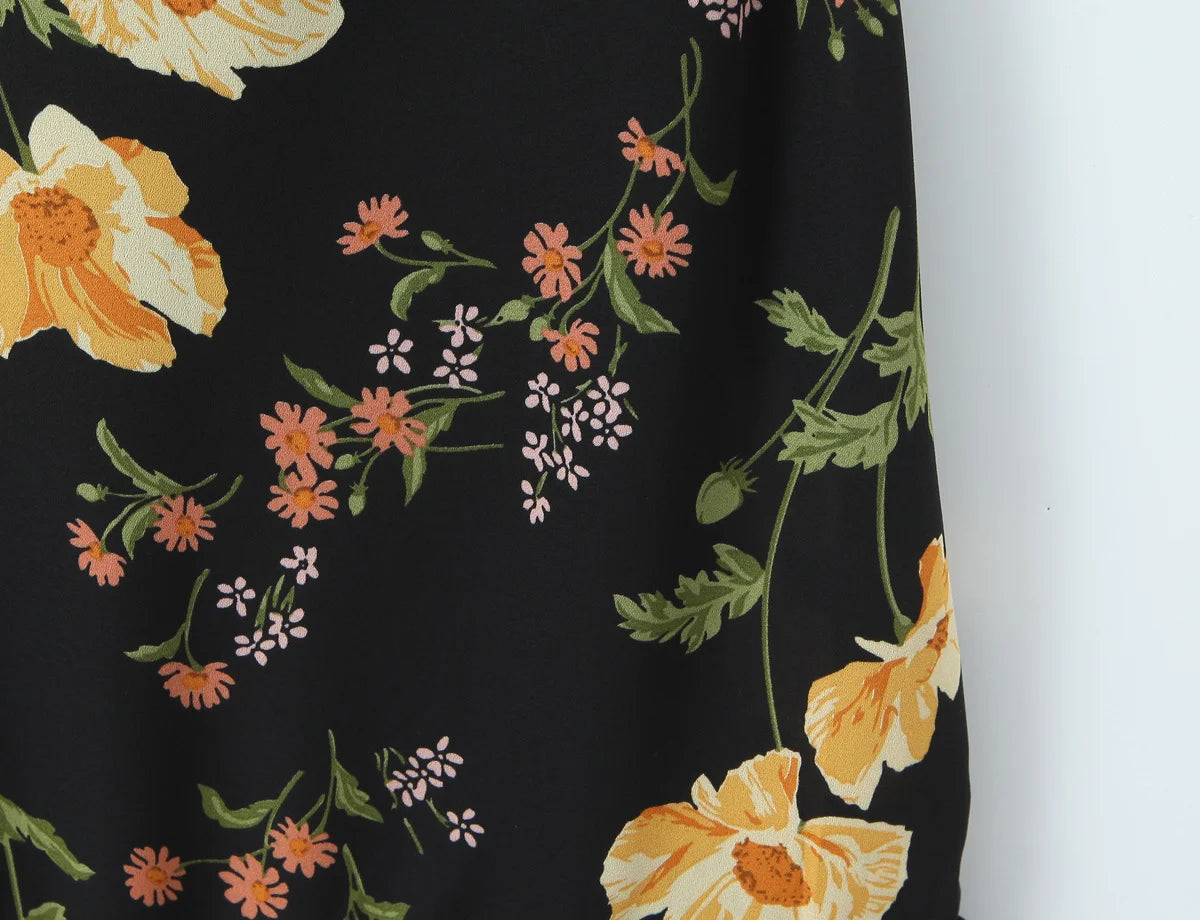 SARA FLORAL MINI DRES