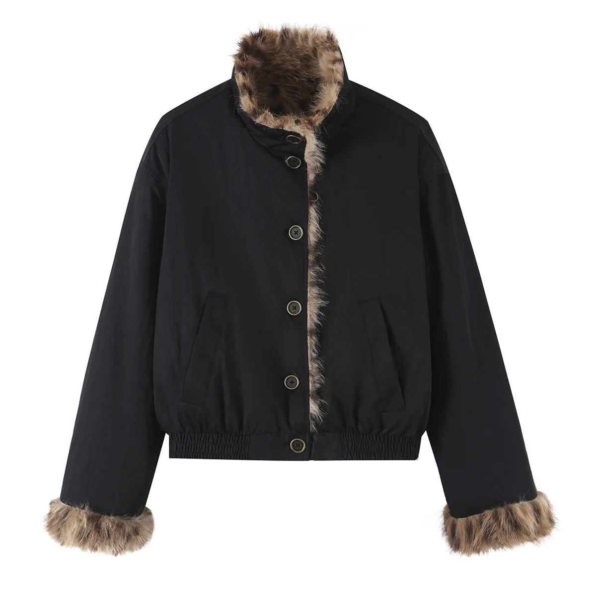 Bridget Reversible Faux Fur Jacket