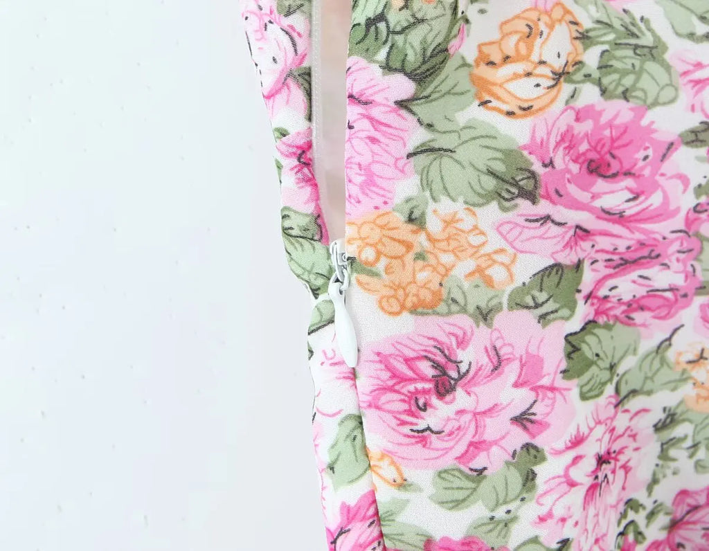 CATALINA FLORAL MINI DRESS