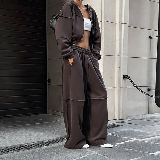 SARA WIDE TROUSERS SET
