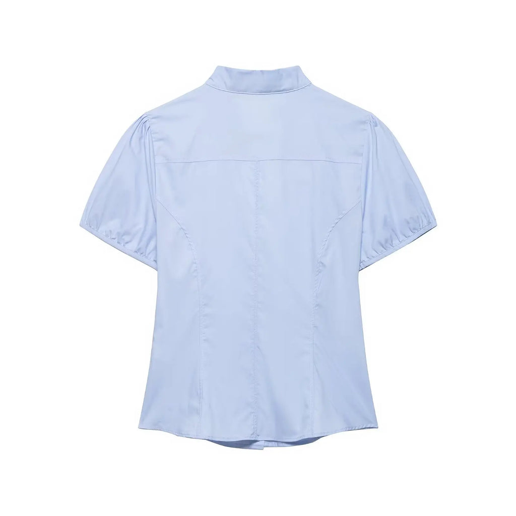 MIA TIE NECK SHIRT