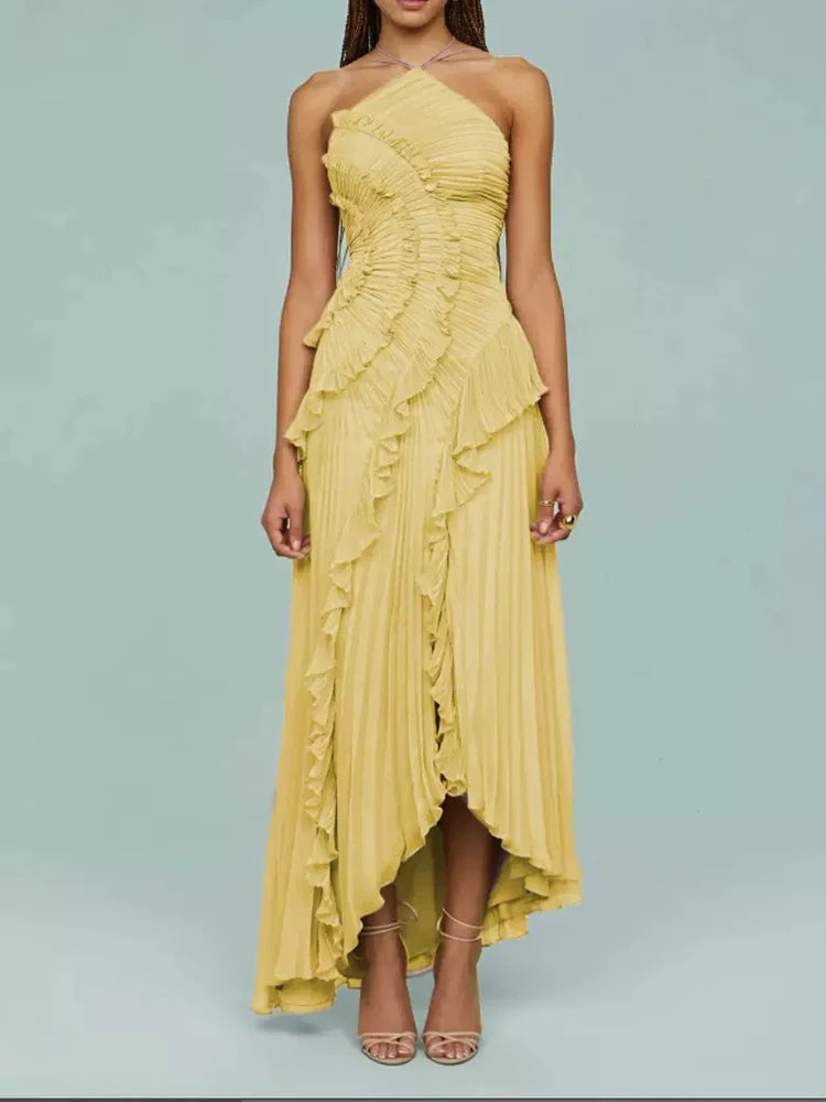 MIRI RUFFLE MAXI DRESS