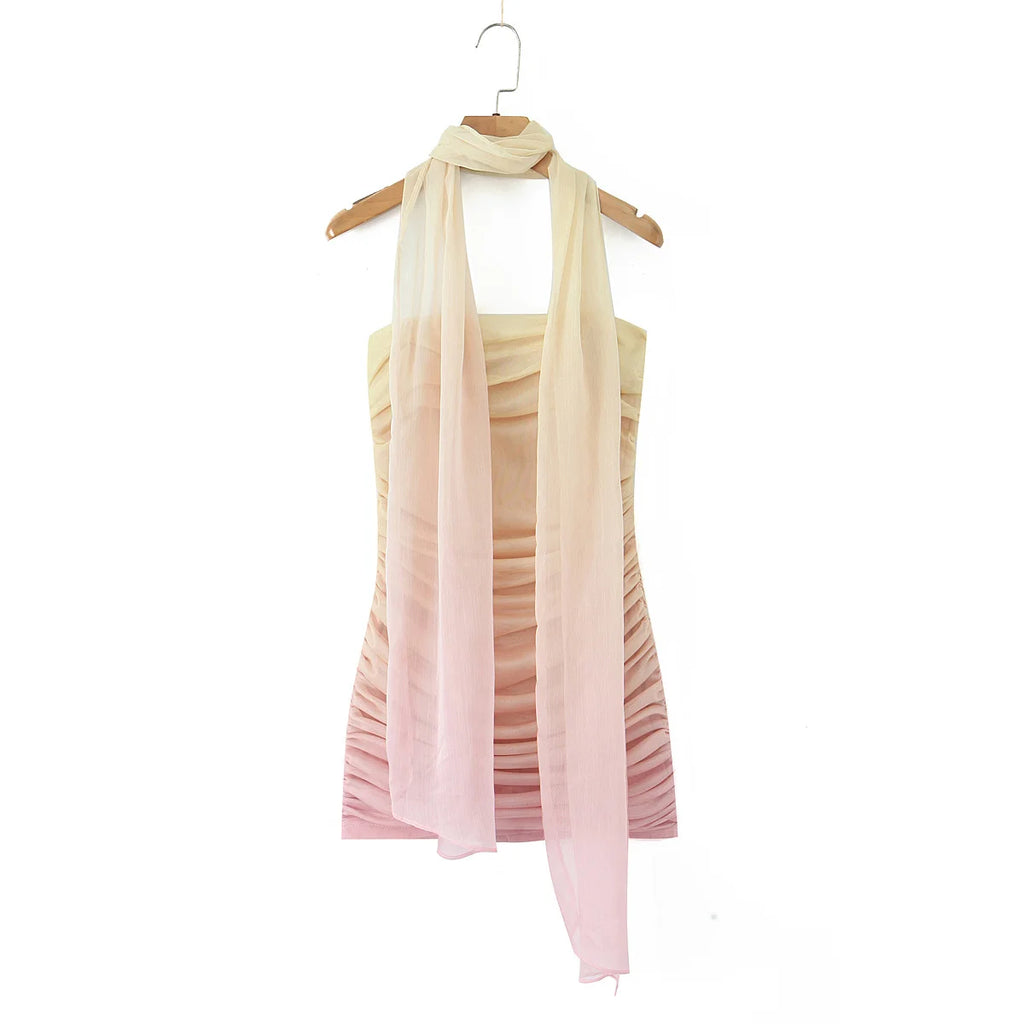 MICA MESH MINI DRESS