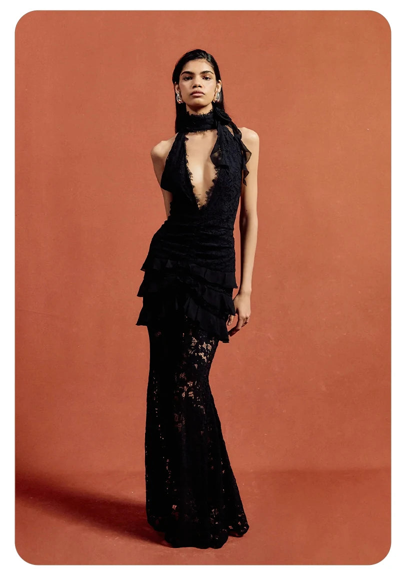 VESKA LACE MAXI DRESS