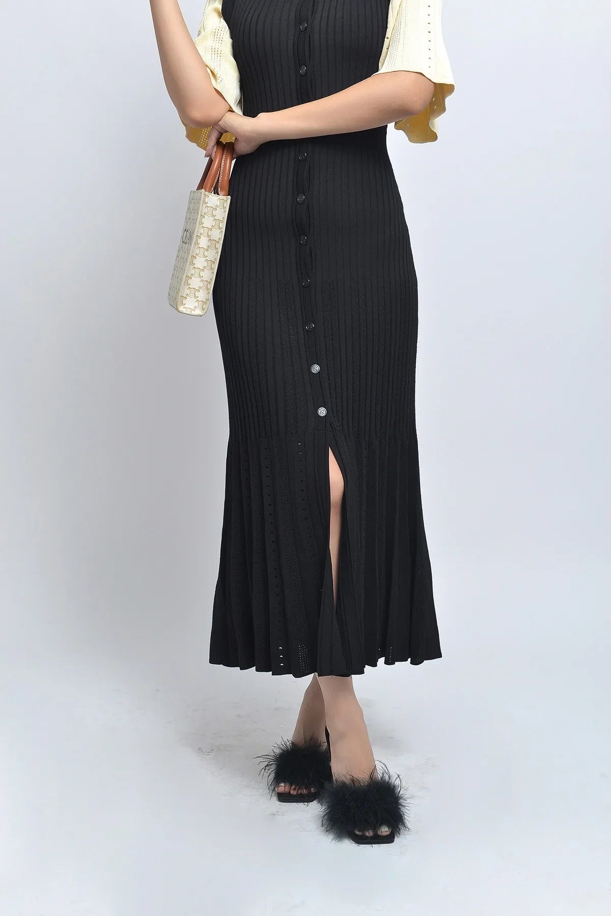 NYLA KNITTED MAXI DRESS