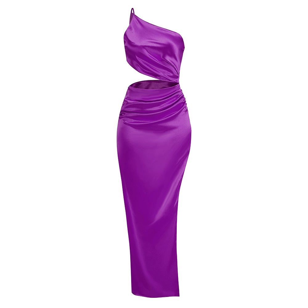 MARIA ONE SHOULDER MAXI DRESS