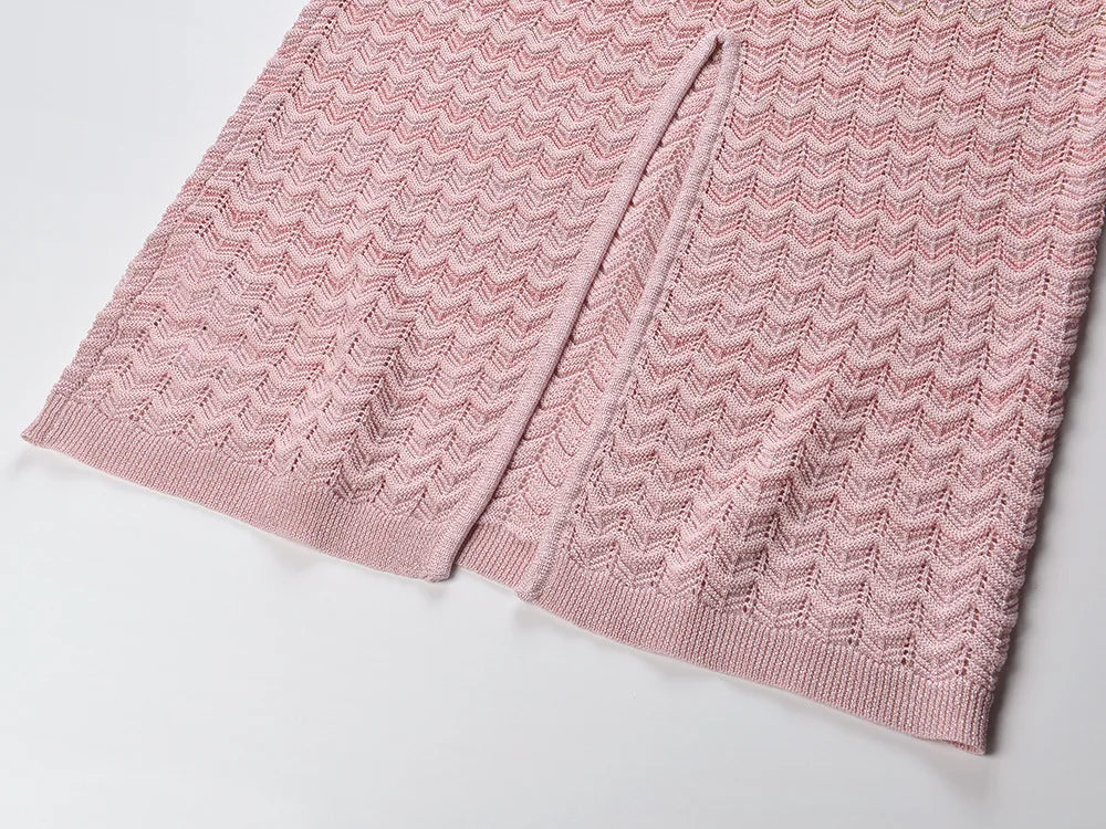 CANNES KNIT MIDI DRESS