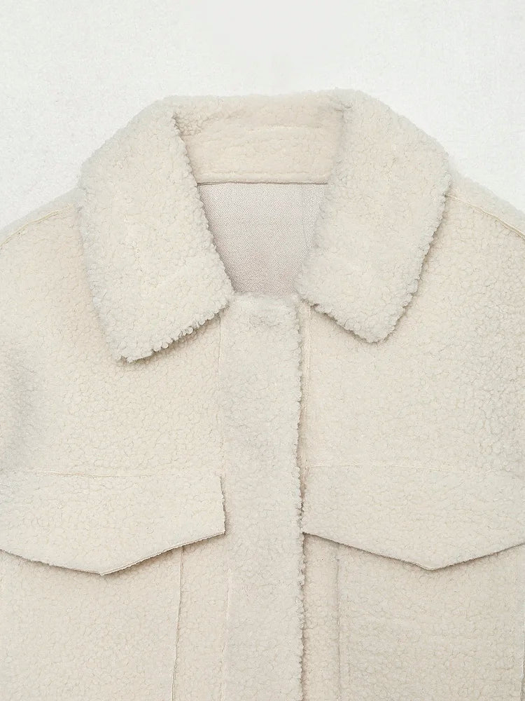 ZIA CROPPED FUR JACKET
