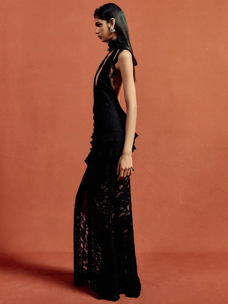 VESKA LACE MAXI DRESS