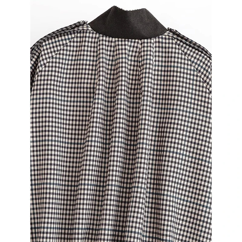 MIKAS PLAID JACKET