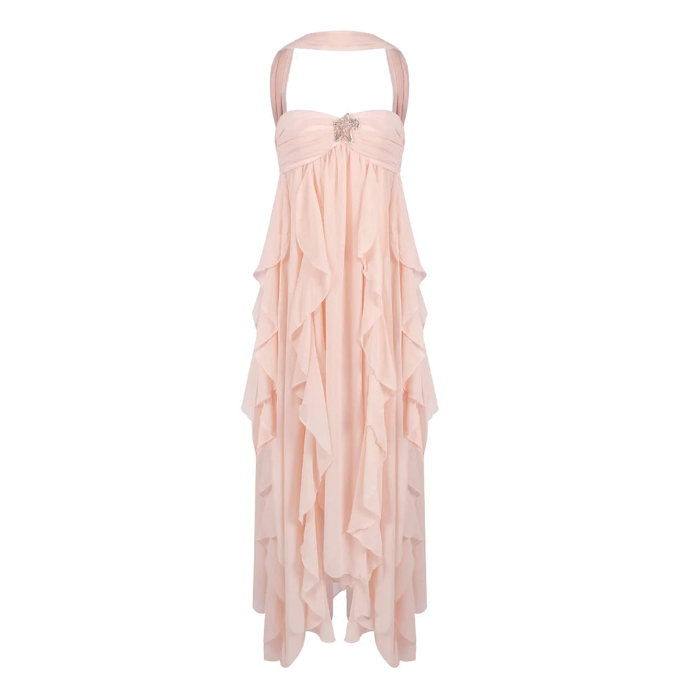 MORGAN RUFFLE DRESS
