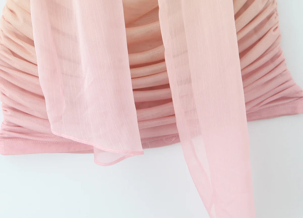 MICA MESH MINI DRESS