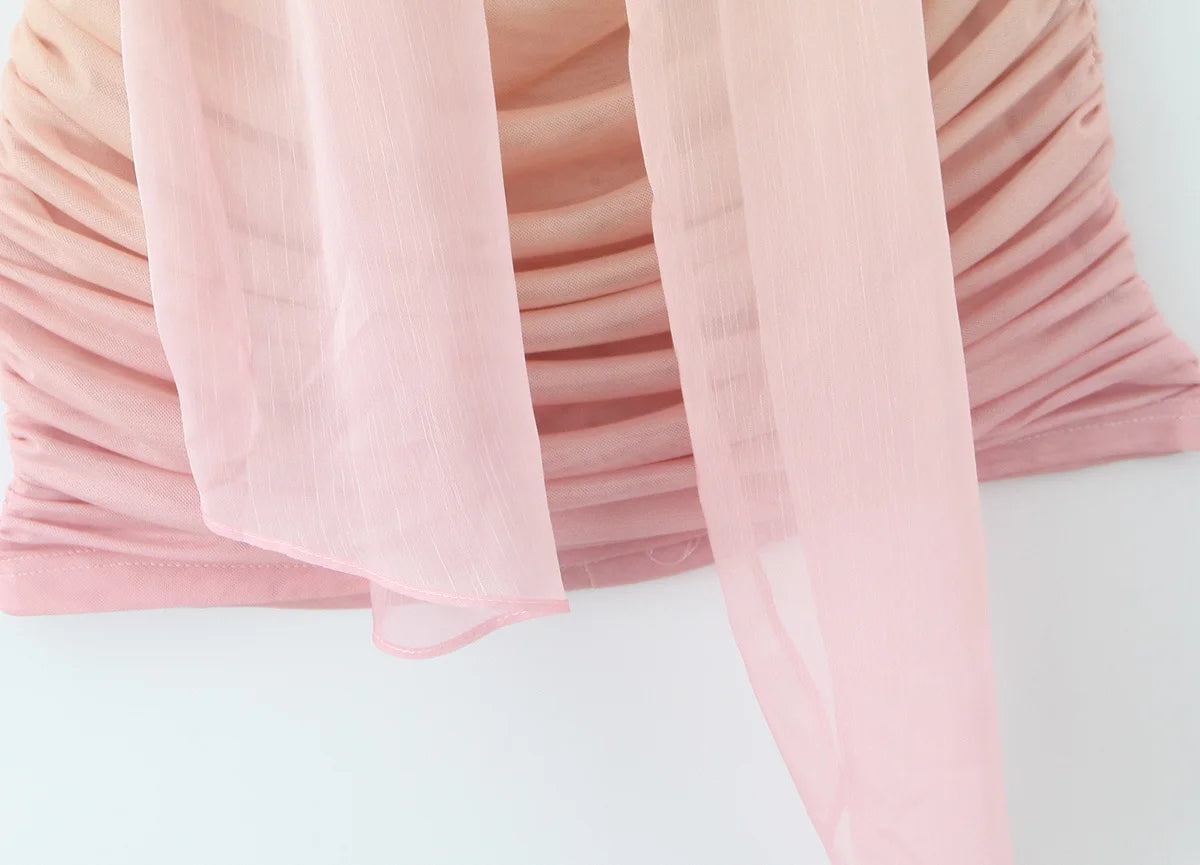 MICA MESH MINI DRESS