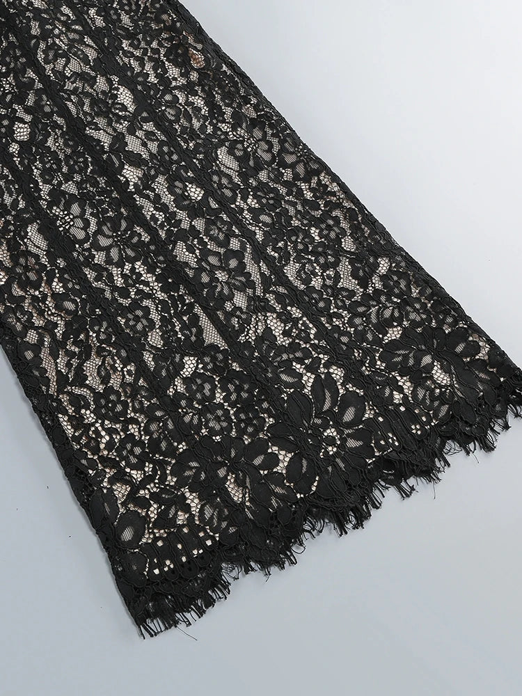 BRENDA LACE MAXI DRESS