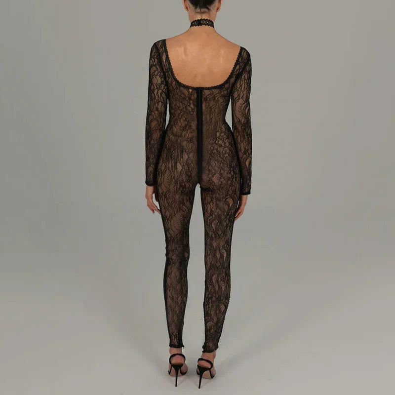 EMMY LACE JUMPSUIT