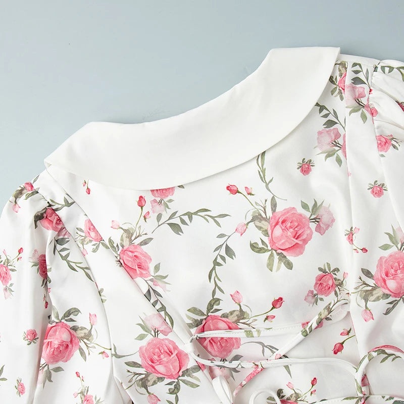 AYLIN FLORAL MINI DRESS