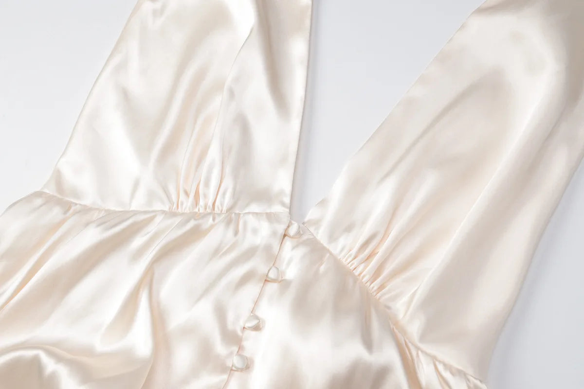 MARGARET SATIN MINI DRESS