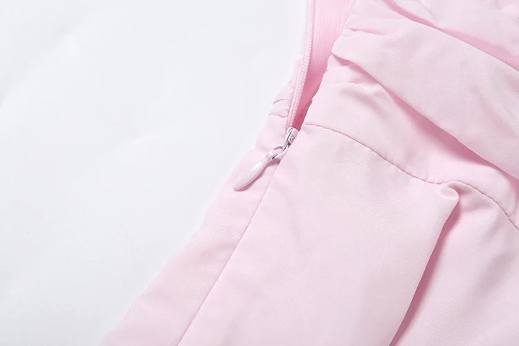 KRISTEN RUFFLE MINI DRESS