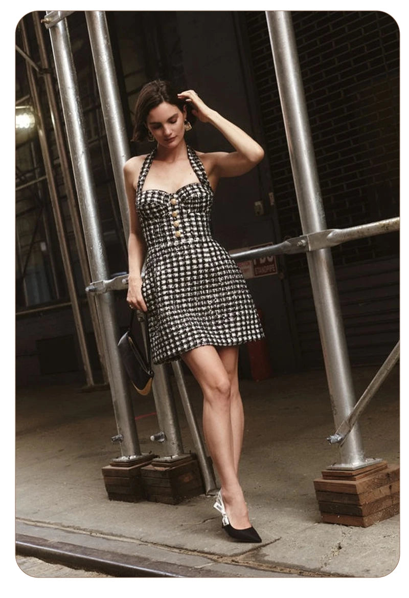 MARTA TWEED MINI DRESS