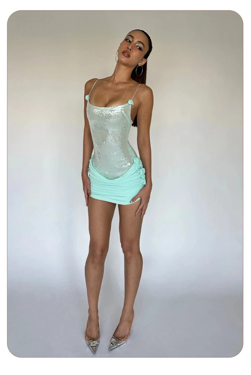 LORELI SEQUIN MINI DRESS