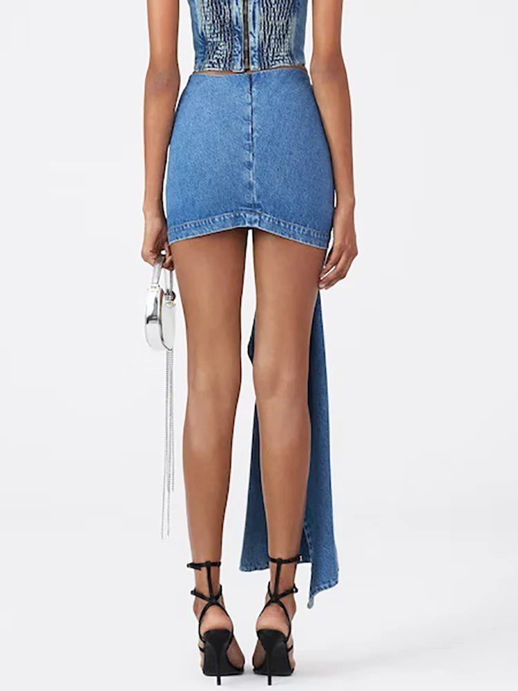 DELILAH DENIM SKIRT
