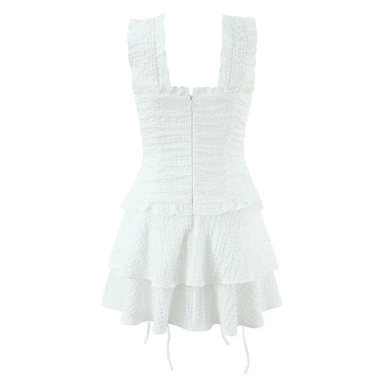 BRIGITTE RUCHED MINI DRESS