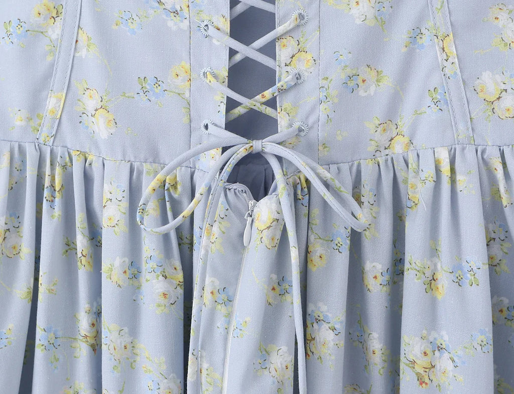 TEILOR FLORAL MIDI DRESS