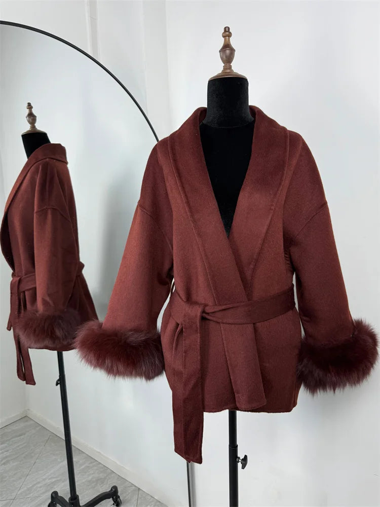 ANTONELI FOX FUR COAT