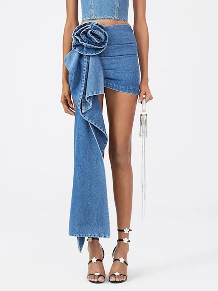 DELILAH DENIM SKIRT