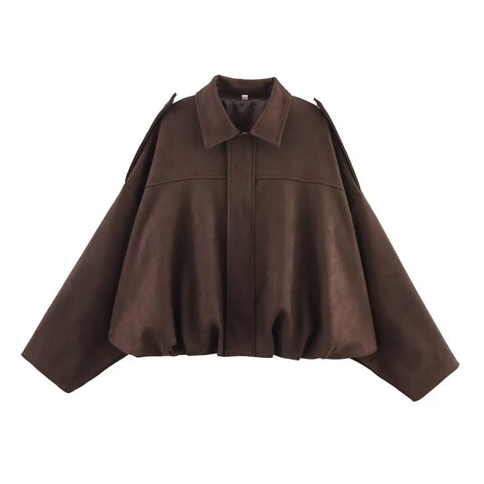 LILO SUEDE BOMBER JACKET